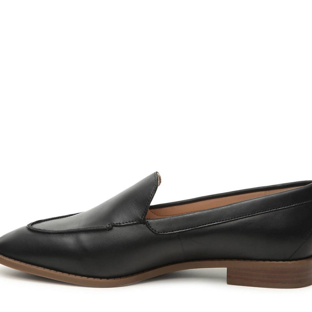 Essex Lane El Elani Black Soft Leather Loafers